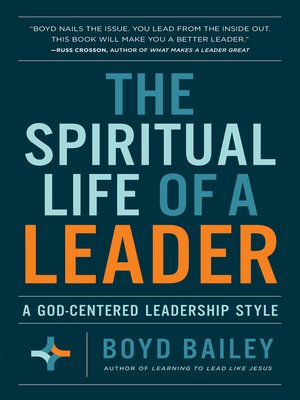 cover image of The Spiritual Life of a Leader